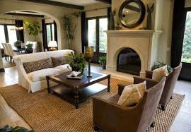 living rooms with earth tones