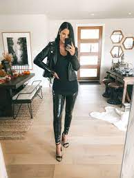 The part is you can wear them with shirts, crop tops, leather jackets, hoodies, sweaters, and so much more! Patent Leather Leggings Austin Fashion Dressed To Kill