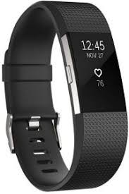 Fitbit Charge 2 Heart Rate Fitness Wristband Black Large