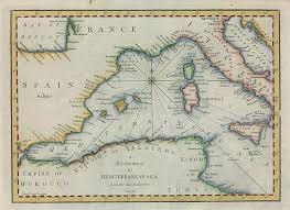 Mediterranean Sea Chart 1801