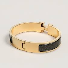 clic h glitter bracelet hermès