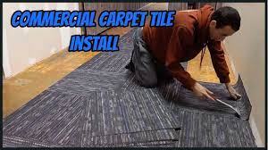 commercial carpet tile installation