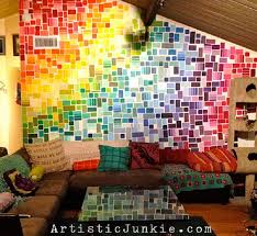 Paint Chip Wall Paint Chips Diy