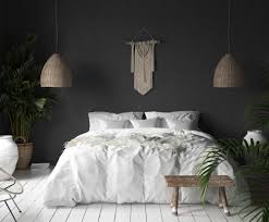 bedroom in the scandinavian style
