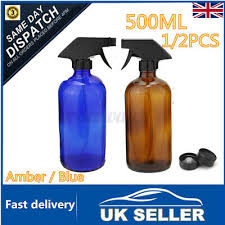 amber glass spray bottle for cleaning