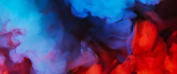 Blue Red Smoke Abstract 4K Wallpaper #53