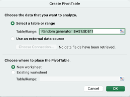 how to create a pivot table in excel a