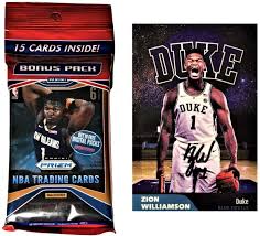 March 4, 2020 hobby/fotl configuration: Amazon Com 2019 20 Panini Prizm Nba Basketball Cards Multi Pack Cello Includes Sought After Red White Blue Prizms Chase Zion Williamson Prizm Rookie Cards Includes Custom Made Zion Card Collectibles