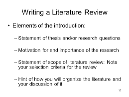 Lovitts        Component    Literature Review SlidePlayer