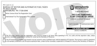 motor carrier road tax decals