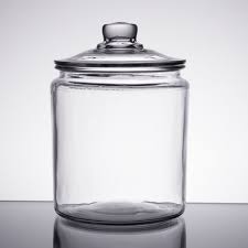 2 gallon glass jar with lid