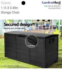 outdoor indoor storage box chest 1 13m
