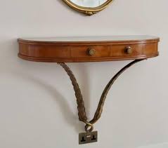 wall hung italian console table in