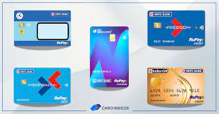 best hdfc bank rupay credit cards