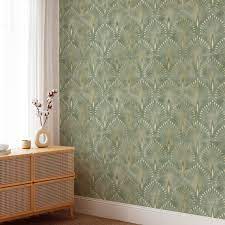 Green Gold Art Deco Self Adhesive