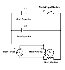 Start Up Capacitor Wiring Diagram gambar png