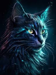 Cat With Galaxy Fur Celestial