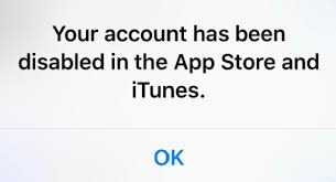been disabled in app itunes