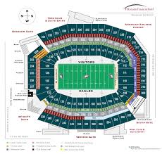 Philadelphia Eagles Stadium Seating Chart Thelifeisdream