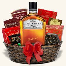 gentleman jack whiskey gift basket