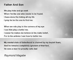 father and son poem by raymond magabe