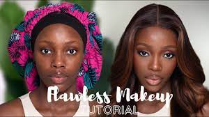 flawless makeup tutorial for dark skin