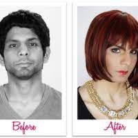 male to female makeup application