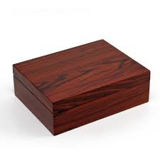 zebra striped wood finish jewelry box