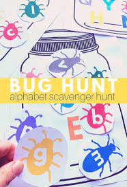 Bug Alphabet Scavenger Hunt Free