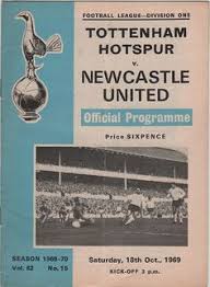 Image result for Newcastle v Tottenham programme