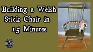 building a welsh stick chair in 15