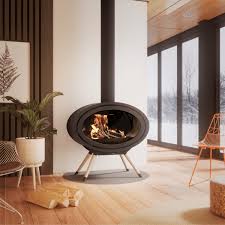 Dik Geurts Oval Front Woodburning Stove