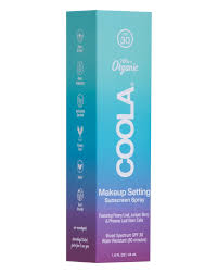 coola face setting spray makeup 70 organic spf 30 1 5 fl oz