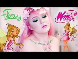 winx club inspired makeup bodypaint