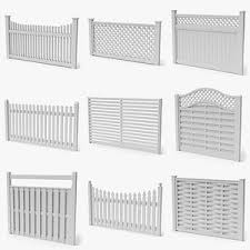 H white vinyl lewiston arched lattice top fence gate with 111 reviews. Wooden Fence 3d Models For Download Turbosquid