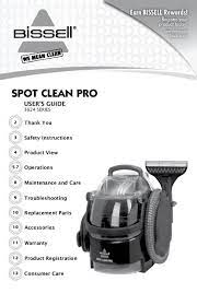 bissell spotclean pro 3624 owner s