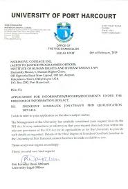Why Uniport Refuses To Release Details Of Jonathans Ph D Ngscholars