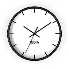 India Time Zone Gmt Newsroom Clock