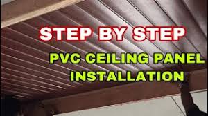 paano mag install ng pvc ceiling panel
