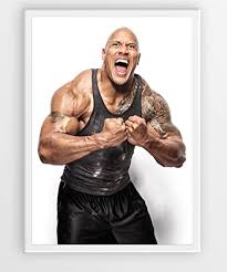 Dwayne johnson won't be in f9, but there will be one more movie to wrap up the franchise. Amazon Com Canvaswallcraft Poster Compatible With Dwayne Johnson The Rock Wrestling Figure Dwayne Johnson Poster Handmade Products