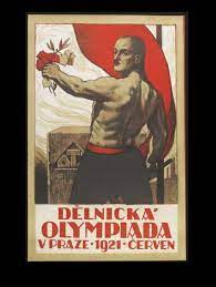 delnická olympiada v praze 1921 cerven