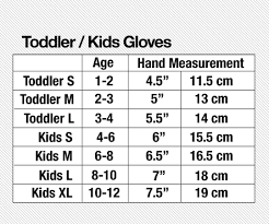 teen and kids gloves size chart how