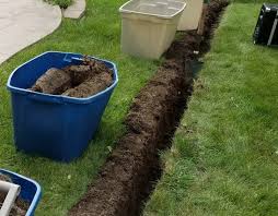 Trench Digging Without Nasty Lawn Scars