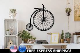 Vintage Bicycle Metal Wall Art Classic