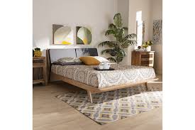 The materials are hypoallergenic which makes the ashley furniture bed. Emile Upholstered Natural Oak Wood Queen Platform Bed Ashley Furniture Homestore