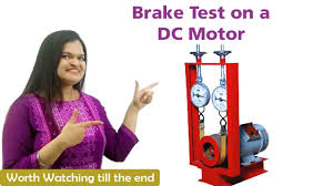 brake test of dc shunt motor reveals