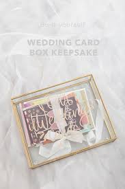 this diy wedding card box is so