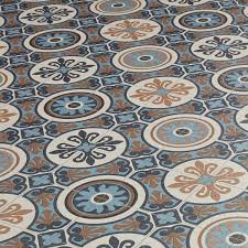 morrocan tile effect vinyl flooring