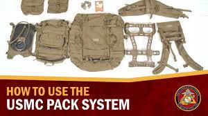 how to use the usmc pack system how