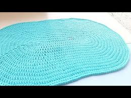 how to crochet a large oval rug part 2